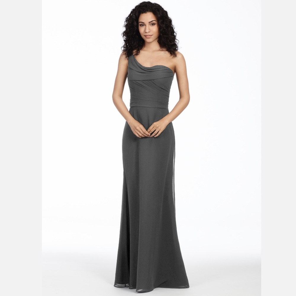 Hayley Paige Gown 5757 in Gunmetal